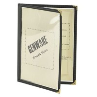 A5 American Style Menu Holder 4 Page Facing